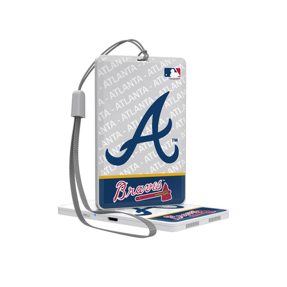 Atlanta Braves Endzone Plus Bluetooth Pocket Speaker - 757 Sports Collectibles