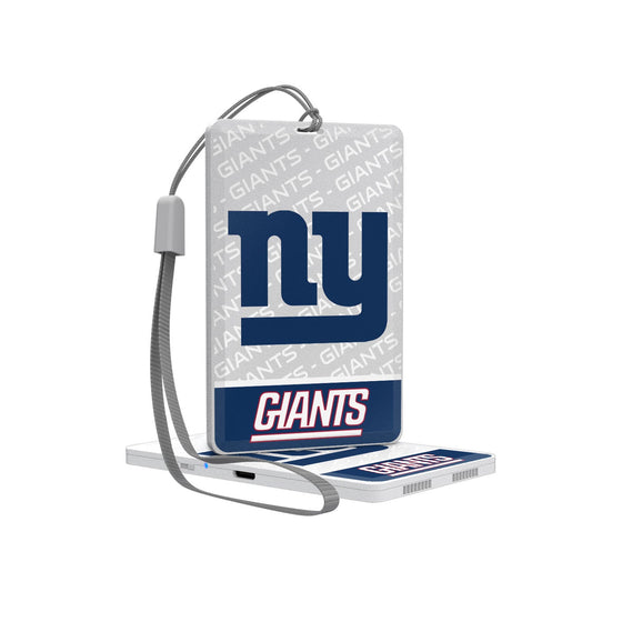 New York Giants Endzone Plus Bluetooth Pocket Speaker - 757 Sports Collectibles