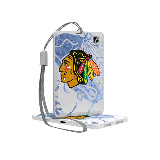 Chicago Blackhawks Ice Tilt Bluetooth Credit Card Mini Speaker-0