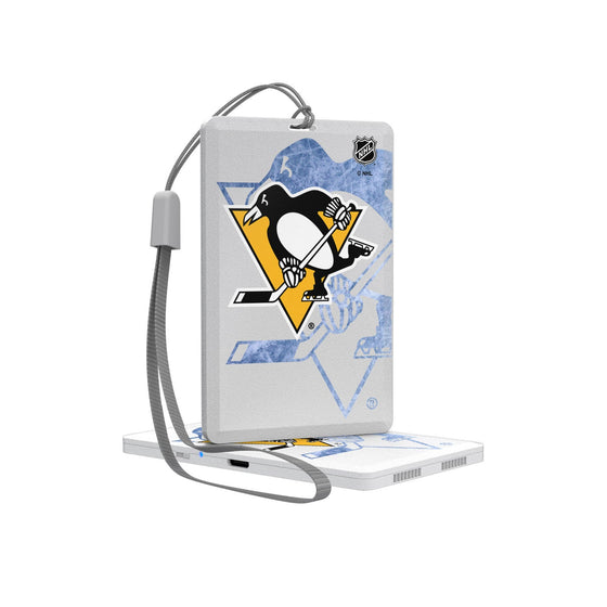 Pittsburgh Penguins Ice Tilt Bluetooth Credit Card Mini Speaker-0