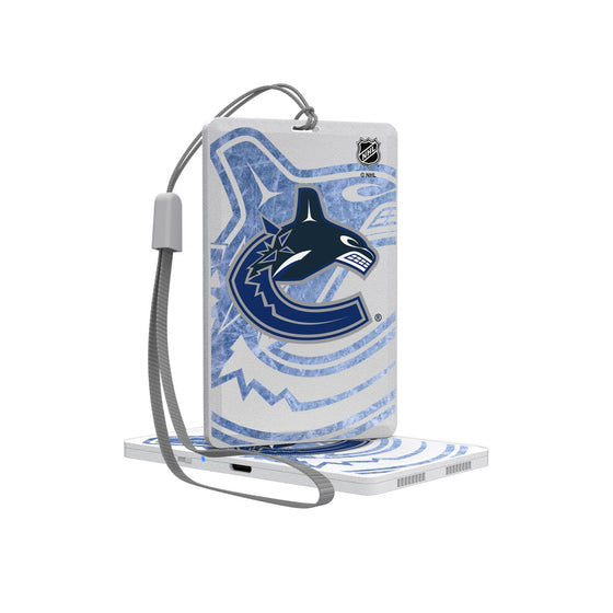 Vancouver Canucks Ice Tilt Bluetooth Credit Card Mini Speaker-0