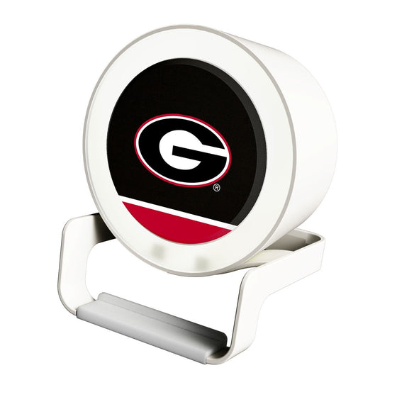 Georgia Bulldogs Solid Wordmark Night Light Charger and Bluetooth Speaker-0