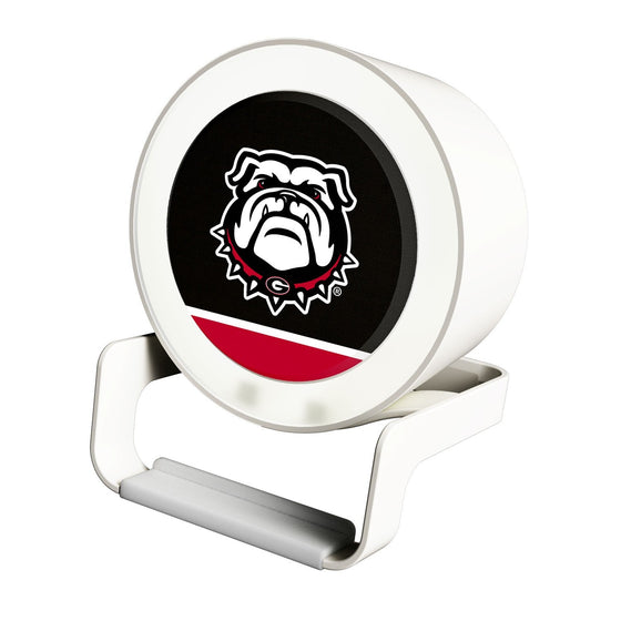 Georgia Bulldogs Solid Wordmark Night Light Charger and Bluetooth Speaker-0