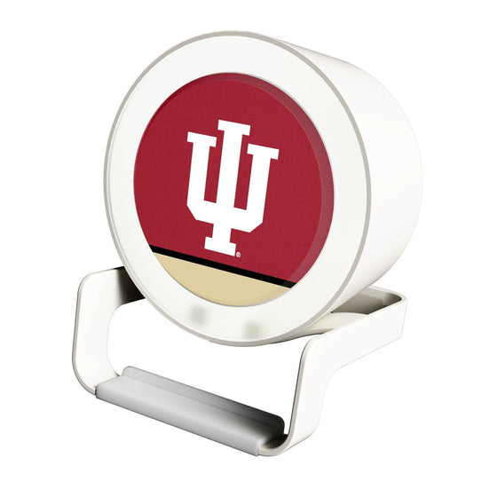 Indiana Hoosiers Solid Wordmark Night Light Charger and Bluetooth Speaker-0