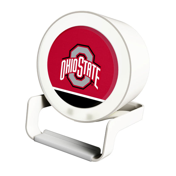 Ohio State Buckeyes Solid Wordmark Night Light Charger and Bluetooth Speaker-0