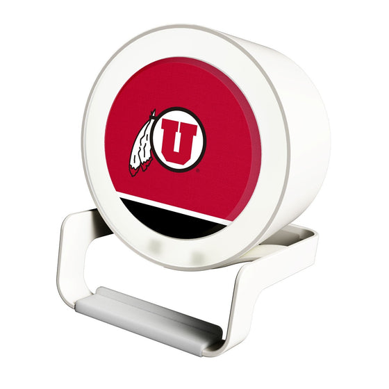 Utah Utes Solid Wordmark Night Light Charger and Bluetooth Speaker-0