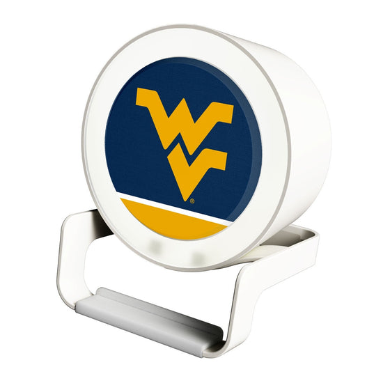 West Virginia Mountaineers Solid Wordmark Night Light Charger and Bluetooth Speaker-0
