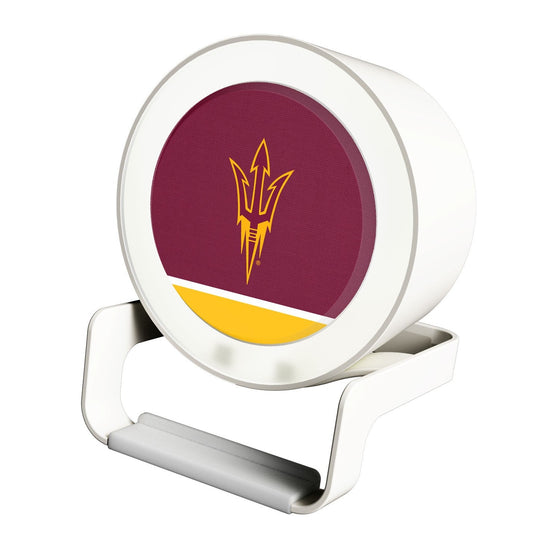 Arizona State Sun Devils Solid Wordmark Night Light Charger and Bluetooth Speaker-0