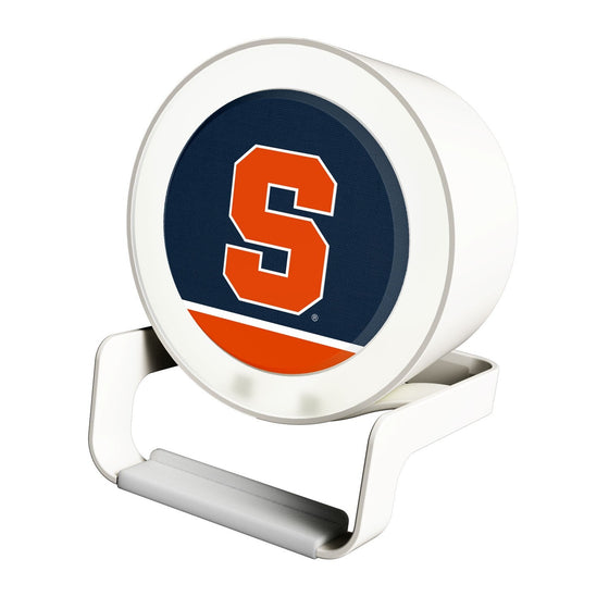 Syracuse Orange Solid Wordmark Night Light Charger and Bluetooth Speaker-0