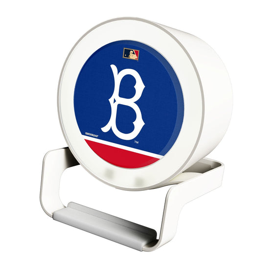 Brooklyn Dodgers 1949-1957 - Cooperstown Collection Solid Wordmark Night Light Charger and Bluetooth Speaker - 757 Sports Collectibles