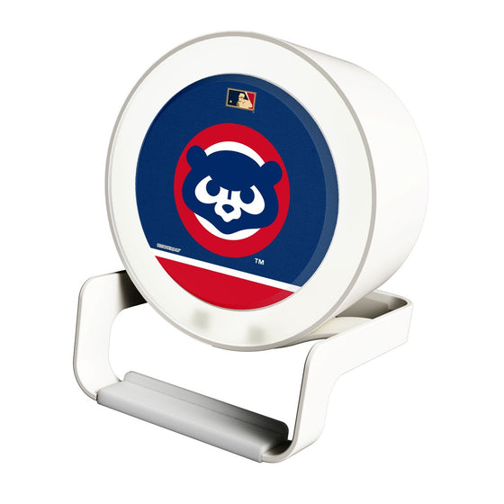 Chicago Cubs Home 1979-1998 - Cooperstown Collection Solid Wordmark Night Light Charger and Bluetooth Speaker - 757 Sports Collectibles