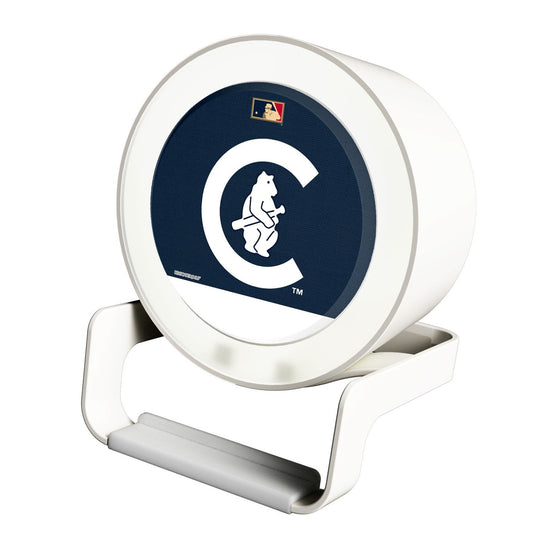 Chicago Cubs Home 1911-1912 - Cooperstown Collection Solid Wordmark Night Light Charger and Bluetooth Speaker - 757 Sports Collectibles