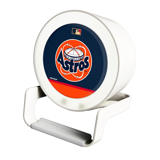 Houston Astros 1977-1998 - Cooperstown Collection Solid Wordmark Night Light Charger and Bluetooth Speaker - 757 Sports Collectibles