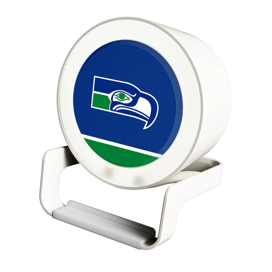 Seattle Seahawks Solid Wordmark Night Light Charger and Bluetooth Speaker - 757 Sports Collectibles