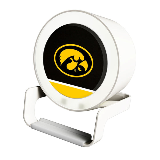 Iowa Hawkeyes Solid Wordmark Night Light Charger and Bluetooth Speaker-0