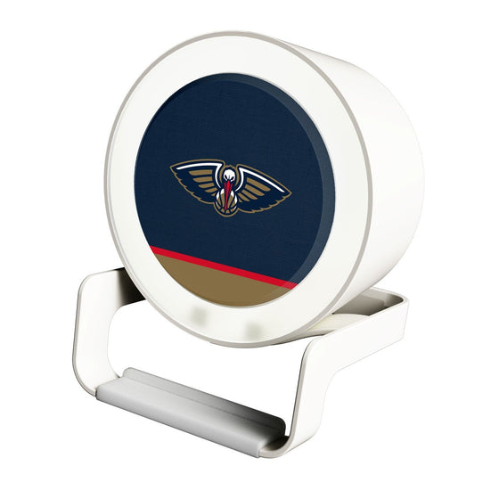 New Orleans Pelicans Solid Wordmark Night Light Charger and Bluetooth Speaker-0