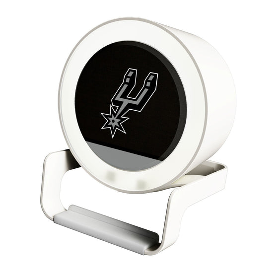 San Antonio Spurs Solid Wordmark Night Light Charger and Bluetooth Speaker-0