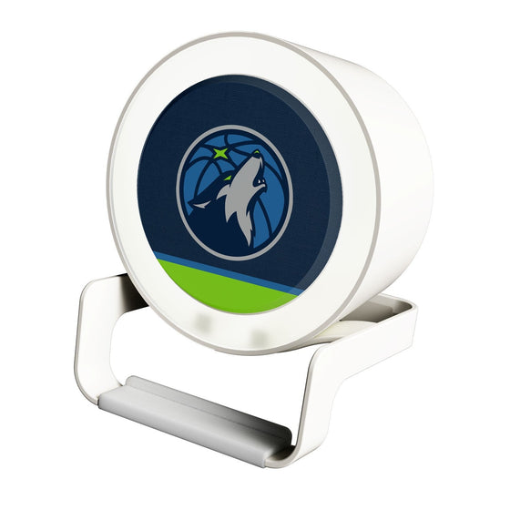 Minnesota Timberwolves Solid Wordmark Night Light Charger and Bluetooth Speaker-0