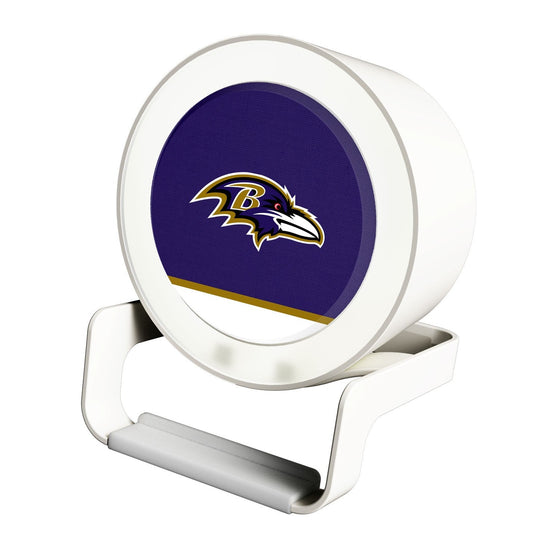 Baltimore Ravens Solid Wordmark Night Light Charger and Bluetooth Speaker - 757 Sports Collectibles