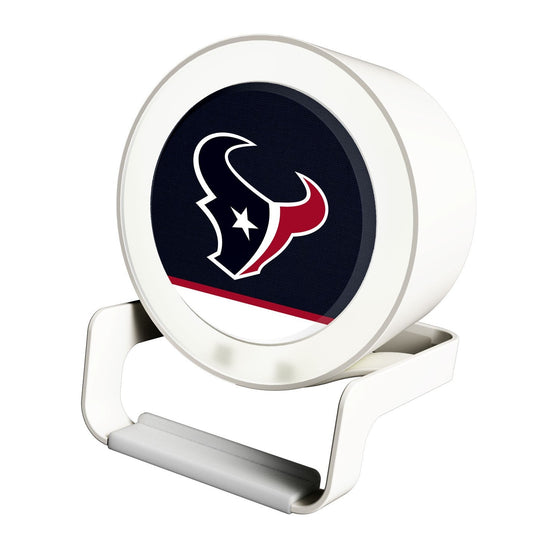 Houston Texans Solid Wordmark Night Light Charger and Bluetooth Speaker - 757 Sports Collectibles