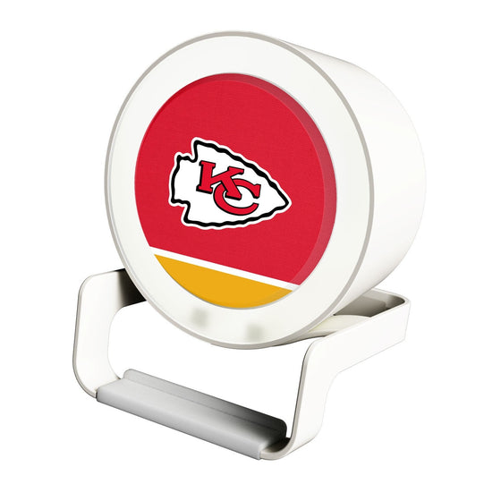 Kansas City Chiefs Solid Wordmark Night Light Charger and Bluetooth Speaker - 757 Sports Collectibles