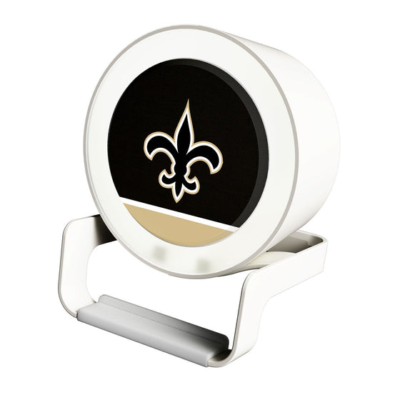 New Orleans Saints Solid Wordmark Night Light Charger and Bluetooth Speaker - 757 Sports Collectibles