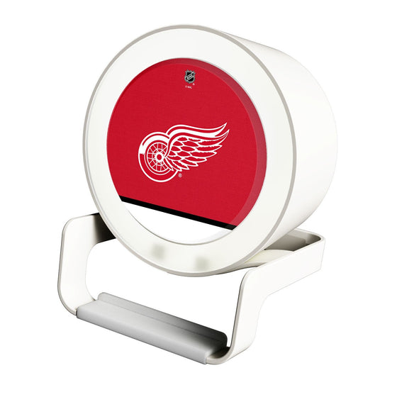 Detroit Red Wings Solid Wordmark Night Light Charger and Bluetooth Speaker-0