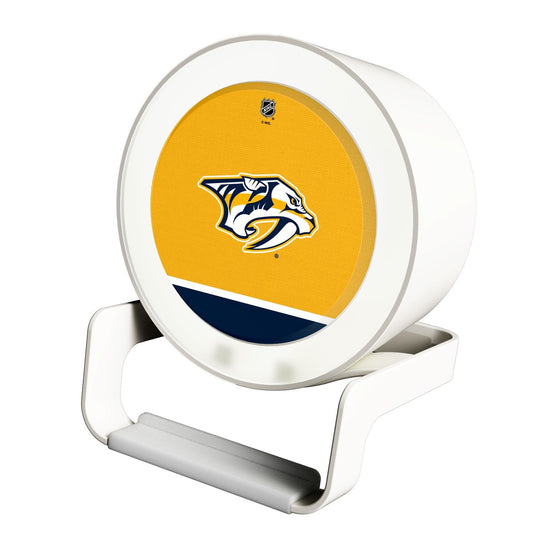 Nashville Predators Solid Wordmark Night Light Charger and Bluetooth Speaker-0