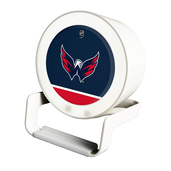 Washington Capitals Solid Wordmark Night Light Charger and Bluetooth Speaker-0