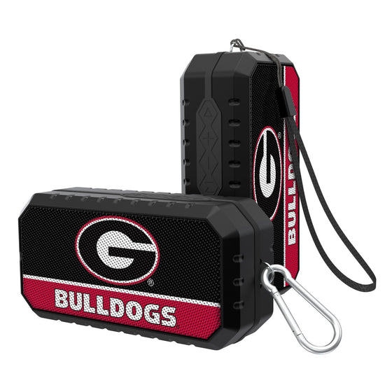 Georgia Bulldogs Solid Wordmark Bluetooth Speaker-0