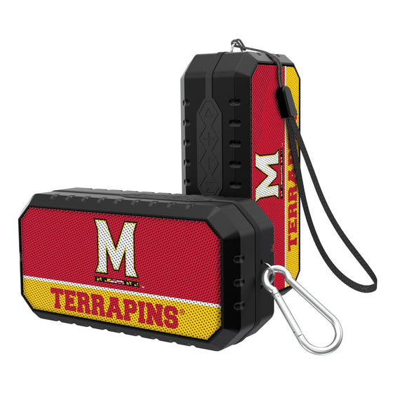 Maryland Terrapins Solid Wordmark Bluetooth Speaker-0