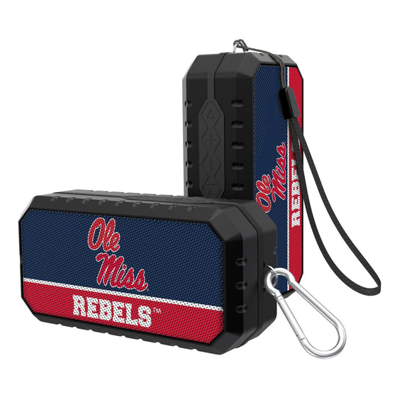 Mississippi Ole Miss Rebels Solid Wordmark Bluetooth Speaker-0