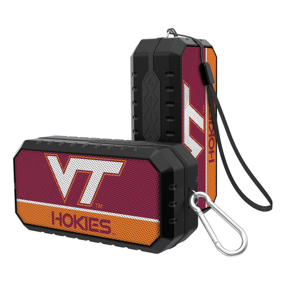 Virginia Tech Hokies Solid Wordmark Bluetooth Speaker-0