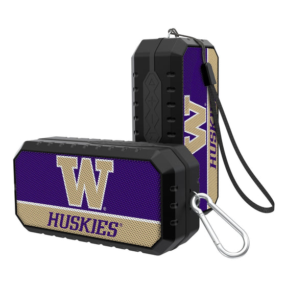 Washington Huskies Solid Wordmark Bluetooth Speaker-0