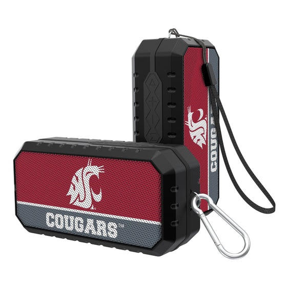 Washington State Cougars Solid Wordmark Bluetooth Speaker-0