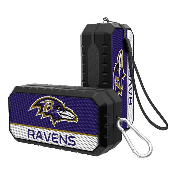 Baltimore Ravens Solid Wordmark Bluetooth Speaker - 757 Sports Collectibles