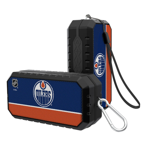 Edmonton Oilers Solid Wordmark Bluetooth Speaker-0