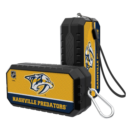 Nashville Predators Solid Wordmark Bluetooth Speaker-0