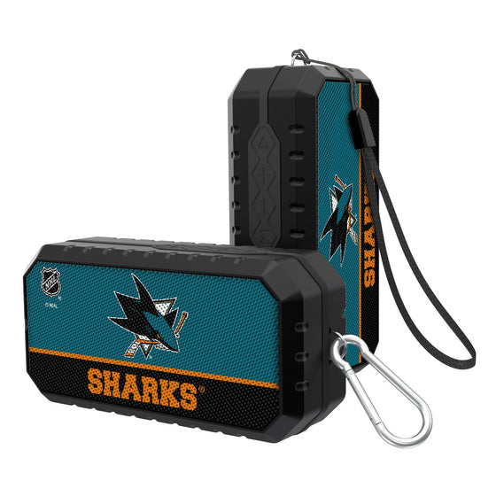 San Jose Sharks Solid Wordmark Bluetooth Speaker-0