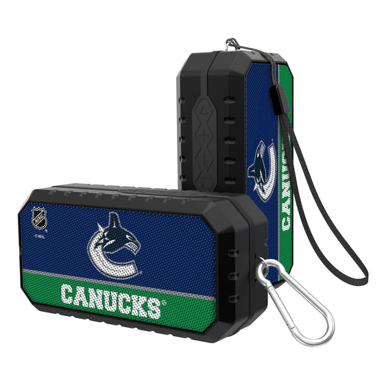 Vancouver Canucks Solid Wordmark Bluetooth Speaker-0