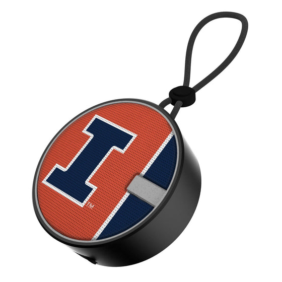 Illinois Fighting Illini Solid Wordmark Waterproof Speaker-0