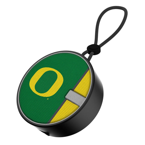 Oregon Ducks Solid Wordmark Waterproof Speaker-0