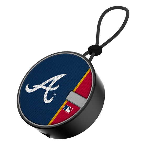 Atlanta Braves Solid Wordmark Waterproof Speaker - 757 Sports Collectibles