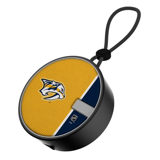 Nashville Predators Solid Wordmark Waterproof Speaker-0