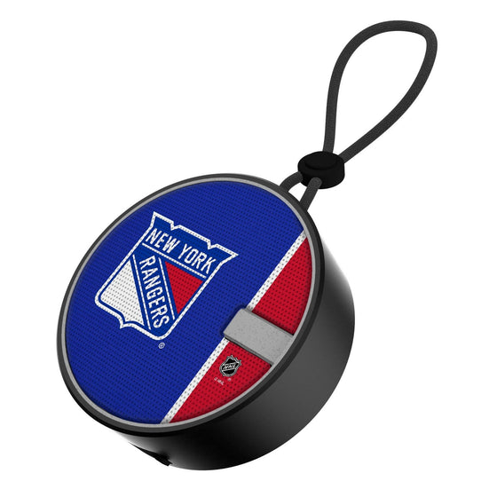 New York Rangers Solid Wordmark Waterproof Speaker-0