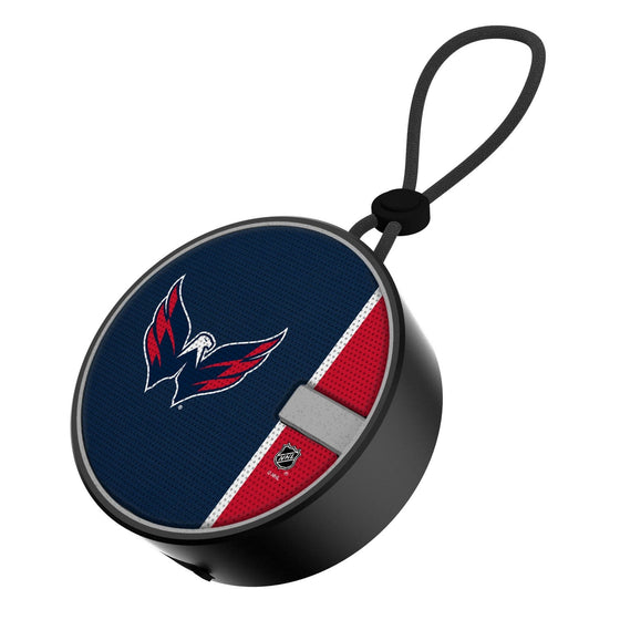 Washington Capitals Solid Wordmark Waterproof Speaker-0