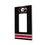 Georgia Bulldogs Stripe Hidden-Screw Light Switch Plate-1