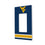 West Virginia Mountaineers Stripe Hidden-Screw Light Switch Plate-1