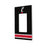 Cincinnati Bearcats Stripe Hidden-Screw Light Switch Plate-1