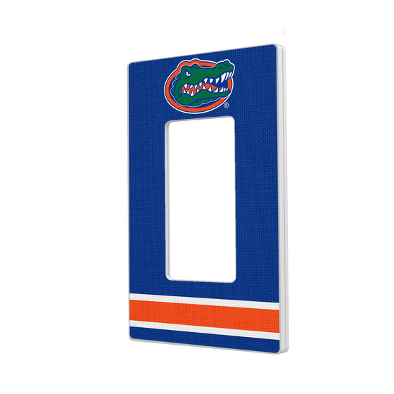 Florida Gators Stripe Hidden-Screw Light Switch Plate-1